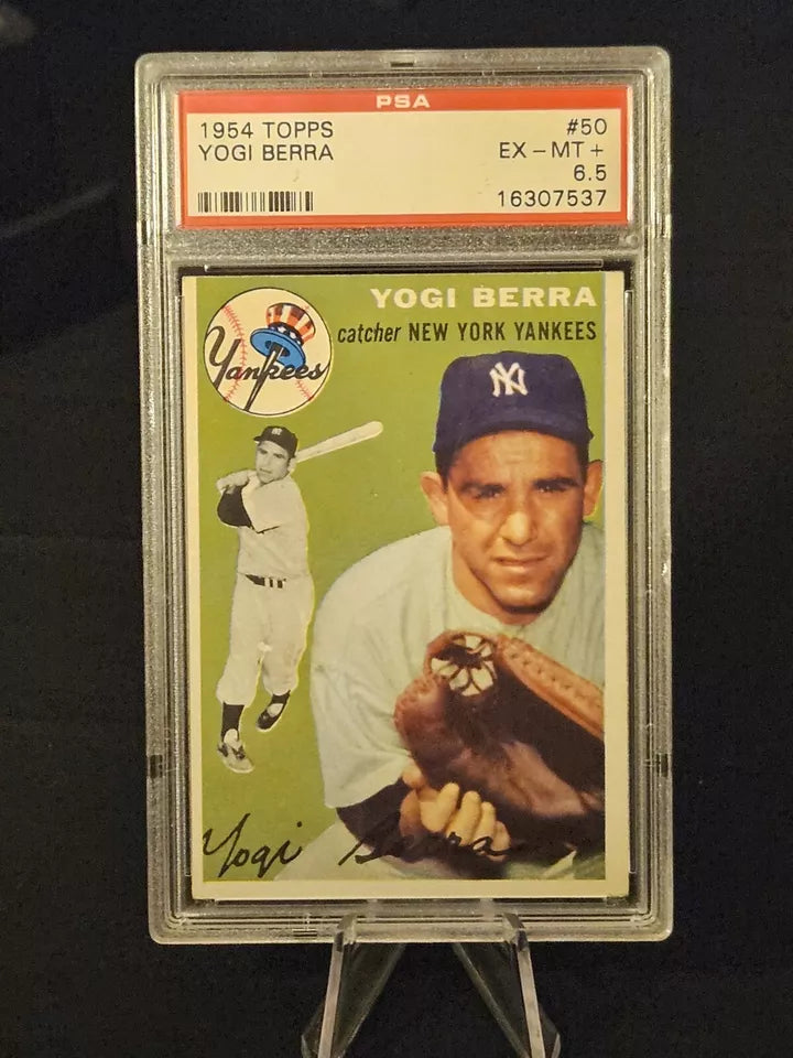 1954 Topps #50 Yogi Berra Yankees PSA 6.5 HOF