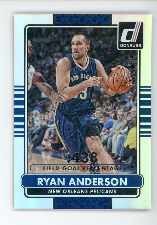 2014-15 Panini Donruss Stat Line Silver Season /438 Ryan Anderson #152