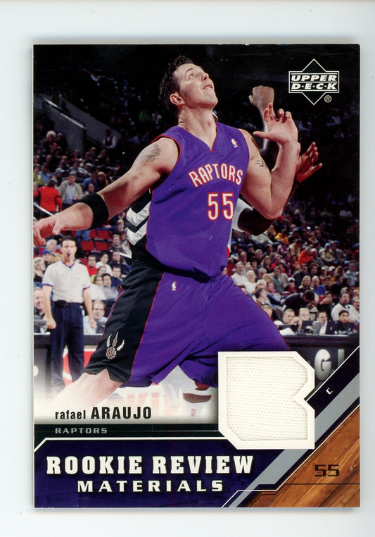 2005-06 Upper Deck Rookie Review Materials Rafael Araujo #RRM-RA