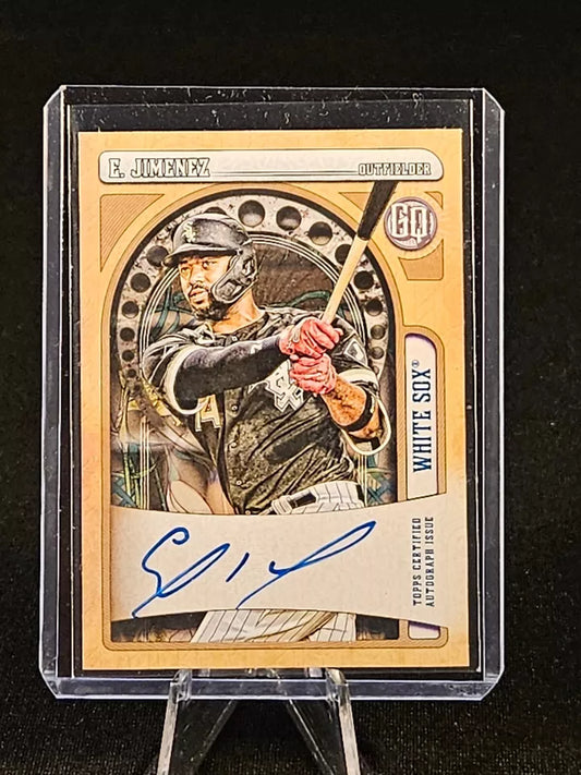 2021 Topps Gypsy Queen Eloy Jimenez AUTO RC SP BAZOOKA BACK /25 White Sox