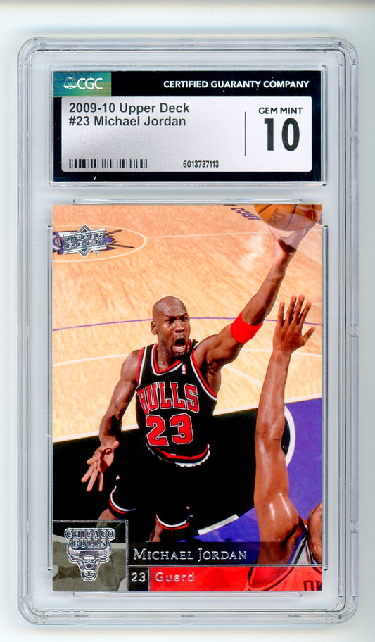 2009-10 Upper Deck #23 Michael Jordan CGC 10 Gem Mint HOF GOAT