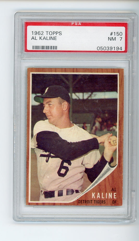 1962 Topps Al Kaline #150 PSA 7 HOF