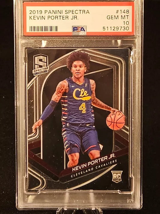 2019-20 Panini Spectra #148 Kevin Porter Jr. Cavaliers RC Rookie PSA 10 GEM MINT