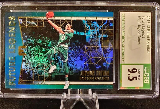 2017-18 Panini Essentials Future Legends Jayson Tatum #FL-1 RC CSG 9.5 Celtics